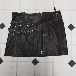 Leather skirt size 10